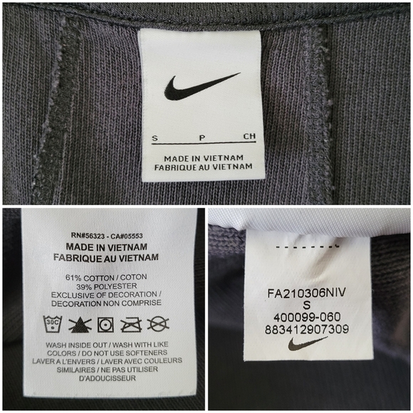 NIKE Men's Size S Golf 1/4 Zip Cover-Up Pullover Jacket Toyota Tundra Logo Gray - Picture 9 of 14